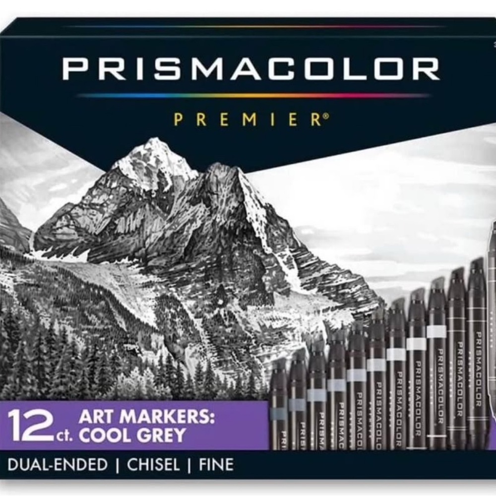 Prismacolor Markers- Cool & Warm Greys (29 Total)